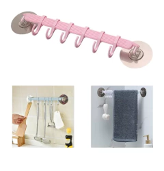 Perchero adhesivo plastico