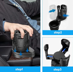 soporte porta 2 vasos para auto - Cosas Asombrosas