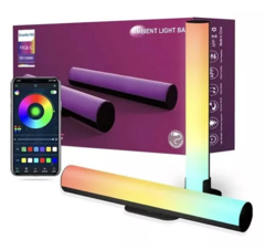 set x2 barras de luz led ambient light