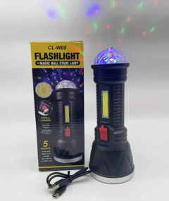 Linterna recargable con luz bolichera en internet