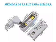 luz para bisagra de muebles - Cosas Asombrosas