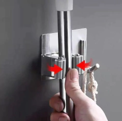 Soporte metálico para escoba - comprar online