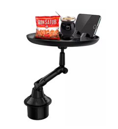 bandeja para porta vasos con soporte de celular - Cosas Asombrosas
