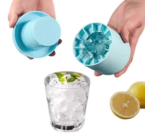 Molde Cubetera Cilindrica Silicona