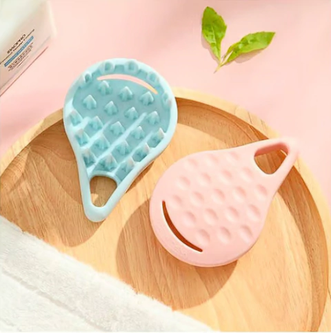 masajeador para cuero cabelludo de silicona