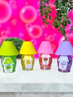 aromatizador lampara con luz a pilas