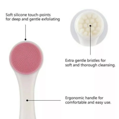 Cepillo doble de limpieza facial - comprar online