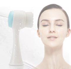Cepillo doble de limpieza facial - comprar online