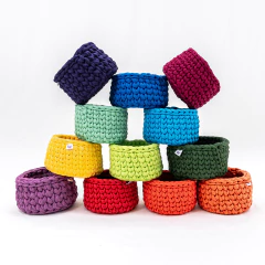 Cesto Organizador Classificatório - Kit 12 Cores