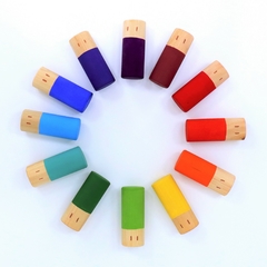 Totins com 12 - Colorido Arco-Íris