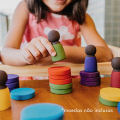Auris com 12 - Colorido Arco-Íris - Cria Asas