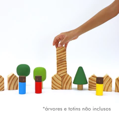 Casas de Brincar com 14 casas - Natural - comprar online