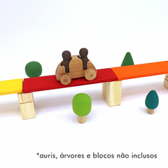 Placas de Construir 6 peças - Colorido Arco-íris na internet
