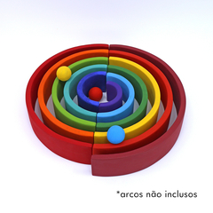 Esferas de Madeira com 3 (4cm) - Colorido na internet