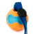 Pelota flotante chica 9cm en internet