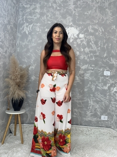 Calça Envelope Floral - loja online