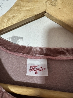 Blusa Veludo Rosa - loja online