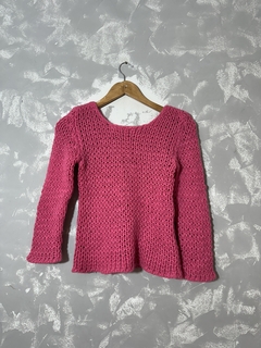 Blusa Tricô Rosa Leu - loja online