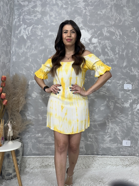 Vestido Amarelo Gaby Pink