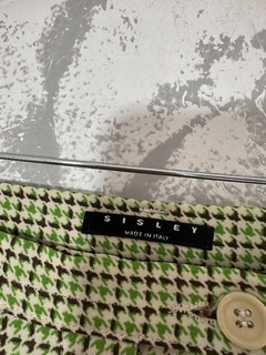 Calça Social Estampada Sisley - Lemour Modas