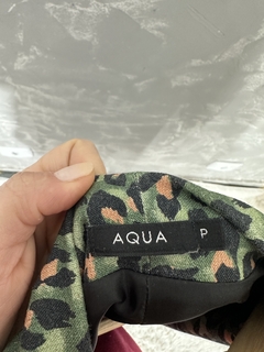 Blazer Animal Print Aqua