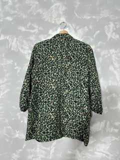 Imagem do Blazer Animal Print Aqua