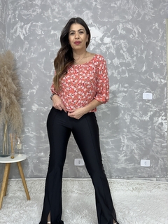 Imagem do Blusa Laranja Floral