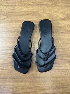 Sandália Rasteira Preta - loja online