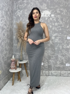 Vestido Longo Cinza American Eagle na internet