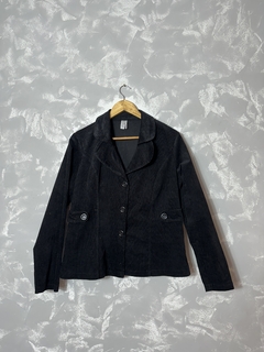 Blazer Veludo Preto - Lemour Modas