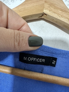 Suéter Tricô Azul M. Officer - comprar online