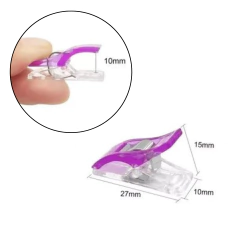 Broche Ropa Clip Patchwork 27mm x10 unidades - comprar online