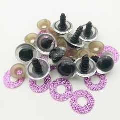 50 Ojos de seguridad amigurumi 12mm. Con BRILLO - comprar online