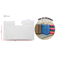 Mallas Canvas de plástico Molde para bordar carteras en internet