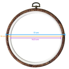 Bastidor flexi simil madera de 17 cm. en internet