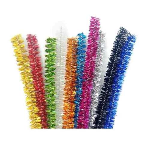 Limpiapipas Metalizado Lurex Colores Surtidos X 100 Unidades - comprar online