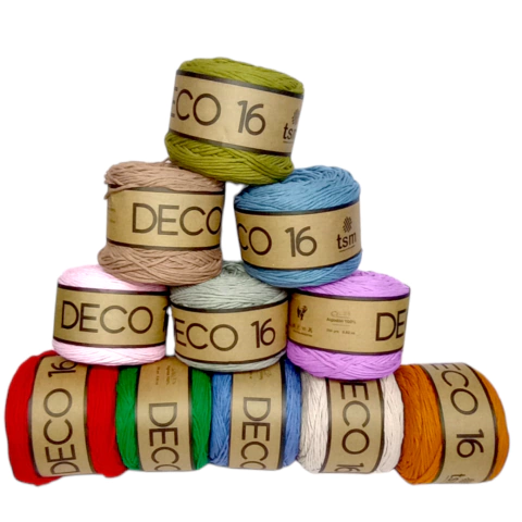 Hilo DECO 16 Macrame 100% de Algodón x250grs - comprar online