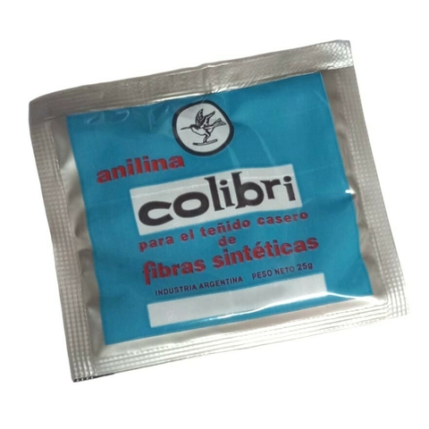 Anilina Colibrí Para Fibras Sintéticas x 25grs