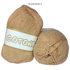 Imagen de Hilo 8/8 Cotone 100% Algodón Peinado Ovillo De 100grs