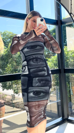 Dress Kim Estampado - comprar online