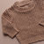 SUÉTER TRICOT UNISSEX BEBÊ E INFANTIL