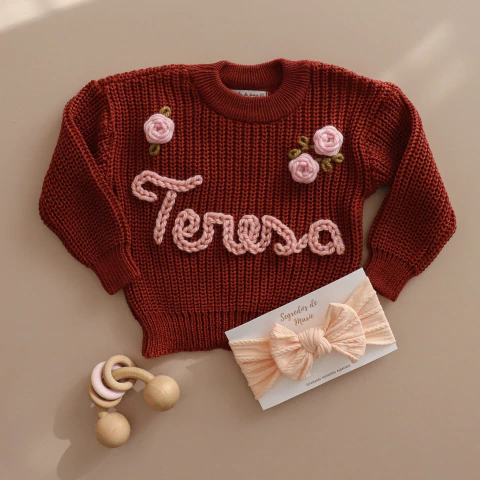 SUÉTER BEBÊ E INFANTIL PERSONALIZADO