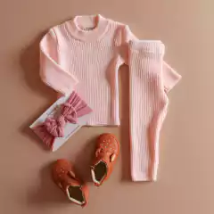 Imagem do CONJUNTO TRICOT UNISSEX BEBÊ E INFANTIL