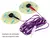 Kit de 2 eletrodos e 4 esponjas 30cm² para touca