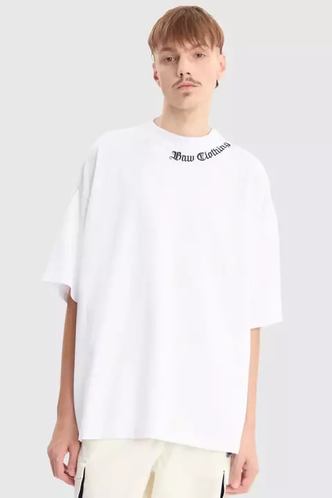 CAMISETA BAW OVERSIZED GOTHIC BRANCA