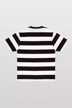 CAMISETA PLANO C STRIPE TSHIRT PC LETTER PRETO - comprar online