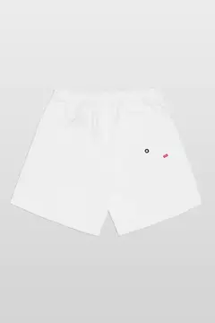 SHORTS PLANO C LOGO WR BRANCO