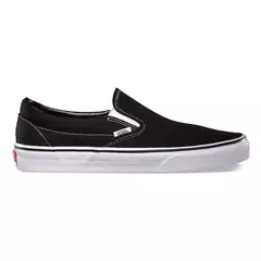 TENIS VANS SLIP-ON BLACK WHITE PRETO -  Hipster Store - Street Wear e Sneakers 