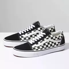 TENIS VANS OLD SKOOL PRIMARY CHECKERBOARD BLACK WHITE