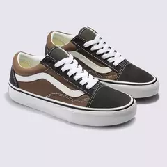 TENIS VANS OLD SKOOL SUEDE POP CANVAS BROWN MULTI